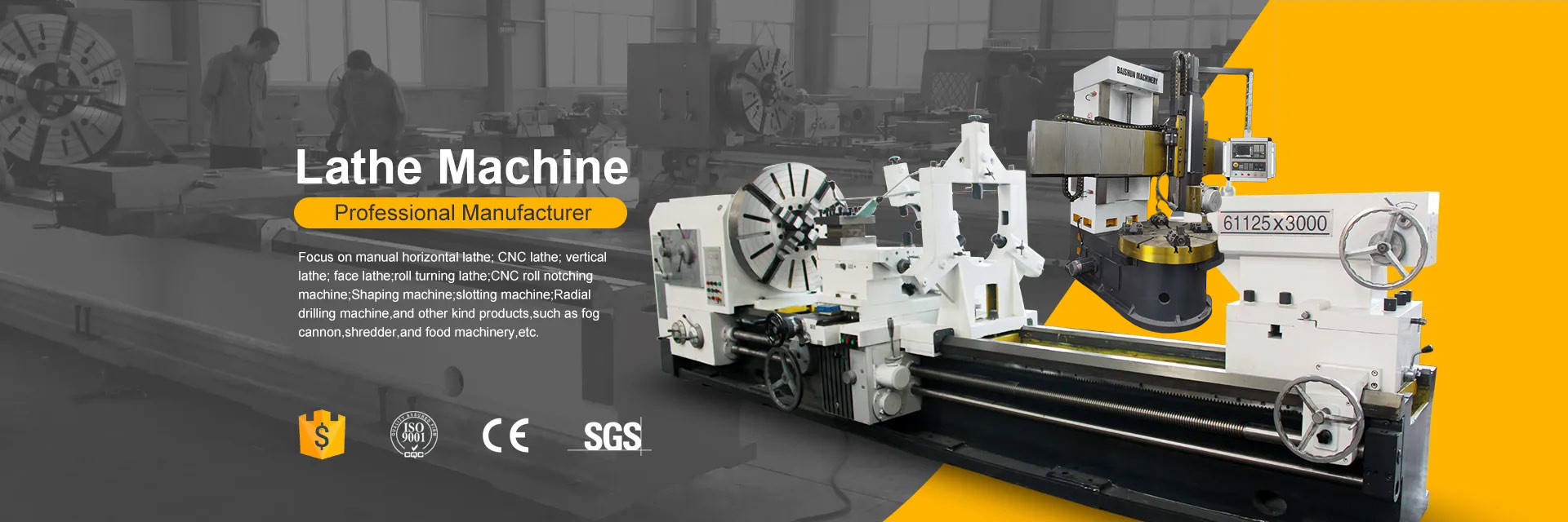 calidad Máquina de torno vertical fábrica