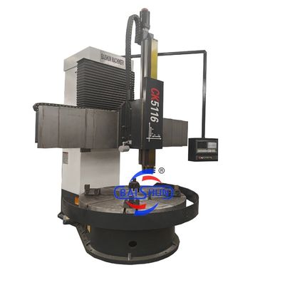 CK5120 Máquina de torno vertical convencional de una sola columna CNC Torno de corte pesado