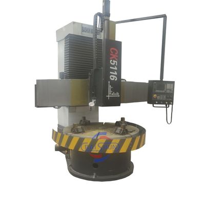 CK5116 Máquina de torno CNC vertical de columna única Equipo de herramientas metálicas