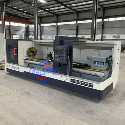Máquina de tornos CNC de trabajo pesado controlador Fanuc cama plana