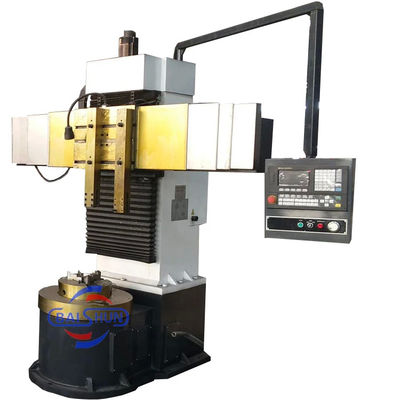 Máquina de fresado de perforación vertical CNC Torno de metal Torreta de trabajo pesado Alta precisión