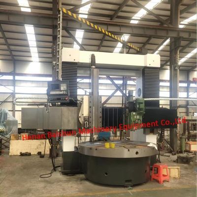 Torno vertical automático de doble columna de metal con dos ejes