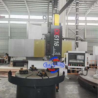 Máquina automática de fresado de metales CK5116 CNC Torno de torno vertical de una sola columna
