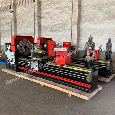Máquina de tornillo mecánico paralelo horizontal máquina de roscado de tuberías de hierro tornos de gran diámetro