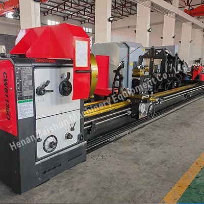 Máquina de torno horizontal de alta velocidad Cw61125q Torno metálico Ancho de cama horizontal 600 mm