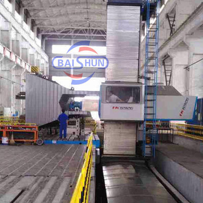 Capacidad de movimiento extendida máquina de perforación y fresado horizontal CNC para piezas grandes