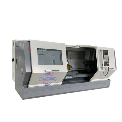 CK6180 Industria de torneado de metales Torno CNC de trabajo pesado Máquina de torno horizontal de cama plana
