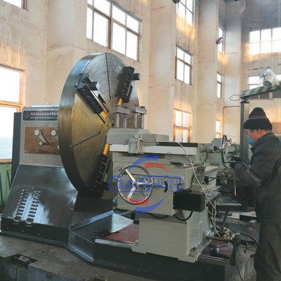 Gran cara de trabajo pesado de procesamiento de brida de torno horizontal de cara de torno