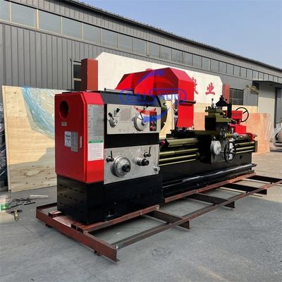 Máquina de tornos horizontales convencionales con rotor giratorio de rol de torno de trabajo pesado