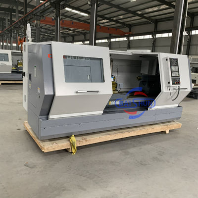 El latón horizontal cama inclinada de metal cama plana precisión máquina de torno CNC
