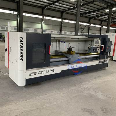 Máquina de torno de giro de alta rigidez de trabajo pesado de metal CNC de torno de cama plana