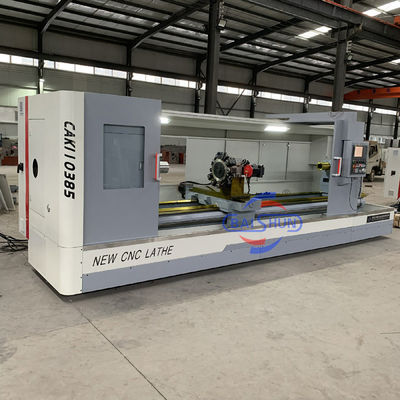 Torno de lecho plano de alta precisión máquina de torno CNC horizontal girando el torno