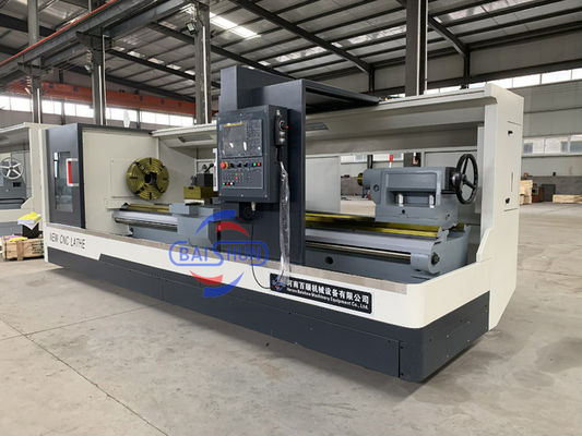 Máquina de tornos CNC de cama plana de trabajo pesado 4/6m/min X/Z Rapid Traverse incluido