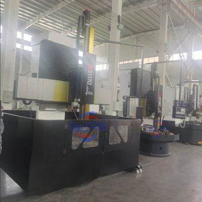 CK5117 VTL Máquina de torsión de centro de torneado CNC de columna única de metal