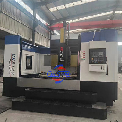 CK5123 Máquina de torno vertical de CNC VTL Turreta de giro vertical de CNC de columna única