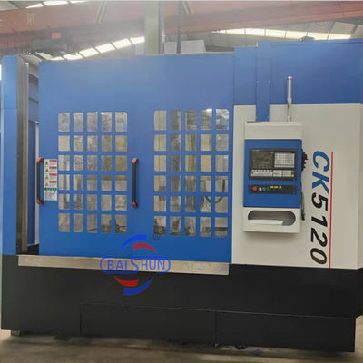 Tornos verticales CNC de columna única con corte de metal de hierro fundido de alta precisión
