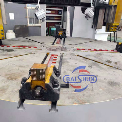 Torno de torsión vertical de post de herramienta pentagonal Cnc para corte de diques de metal Diámetro de torsión de 3500 mm con Ce