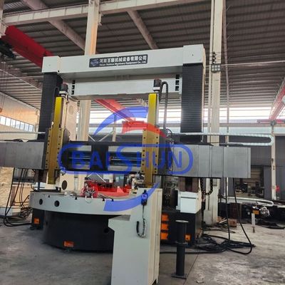 Máquina de torno vertical CNC para el procesamiento de metales con control PLC y pantalla táctil