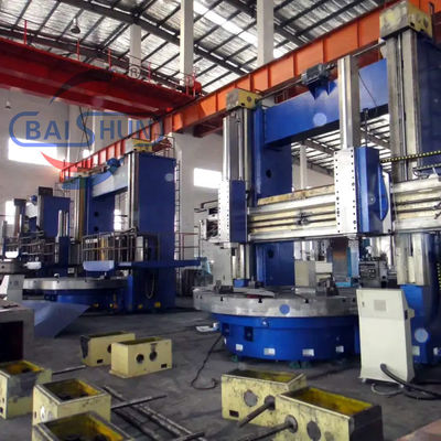 Máquina de corte de metales de trabajo pesado, torno vertical, torno vertical Vtl para el mecanizado de bridas