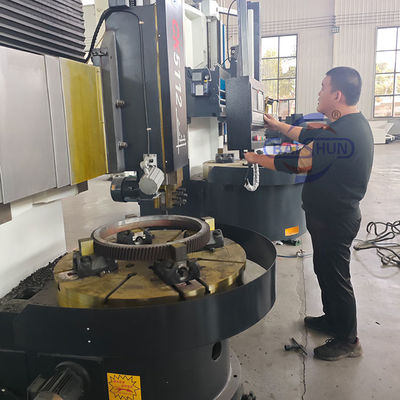Torno vertical de columna única con eje C para perforación
