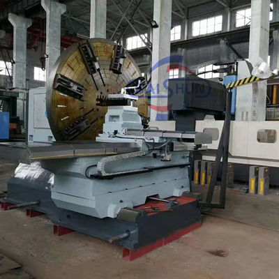 Las máquinas chinas suministran flanges pesados girando el torno del torno de cara