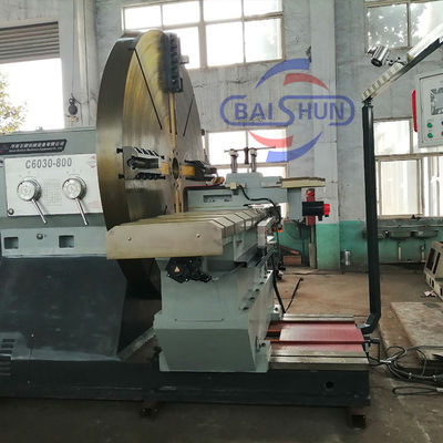 Torno de trabajo pesado de cara a la máquina de torno manual tipo de torno de suelo convencional