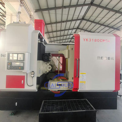 Máquinas de corte de engranajes en espiral YK3180 Máquina de corte de engranajes de gusano CNC