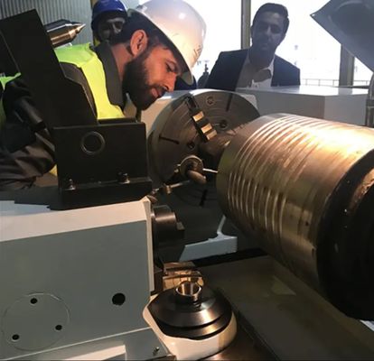 Máquina de rotulación de rodillos de Cnc, máquina de rotulación de rodillos de Cnc, máquina ISO aprobada