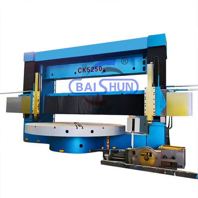 Torno vertical resistente de alta velocidad del CNC para los componentes del reborde y de la energía de la energía eólica