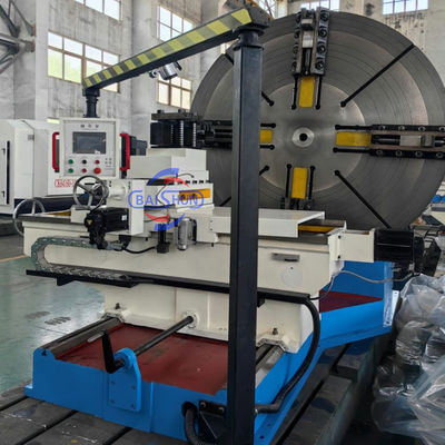 Máquina de torsión de cara de extremo de brida horizontal de alta precisión