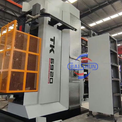 Máquina de perforación y fresado de CNC horizontal de 5 ejes grande con fresado de cabeza angular