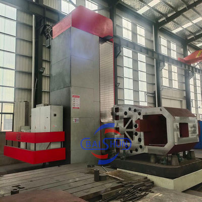 Perforación de agujeros profundos tabla giratoria CNC tipo de suelo horizontal molinos de taladrado con sistema Siemens