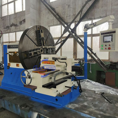 Alta estabilidad extremo de brida giratorio de cara grande con diámetro de oscilación de 3500 mm