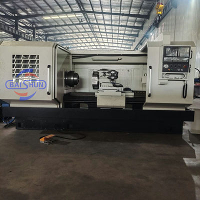 Precisión QK1322 Automático horizontal de cama plana CNC de tubería de hilo de torno máquina para la venta