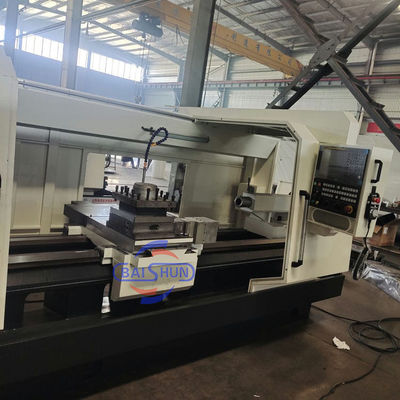 Gran perforación de husillo de alta precisión Cnc Oil Country Pipe QK1325x1500 Torno de roscado de tuberías