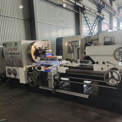 Venta caliente de nuevo QK1332 de trabajo pesado máquina de tornillo de roscado de tubos de CNC de metal para el procesamiento de tubos