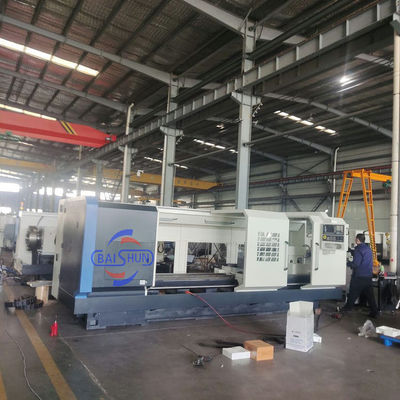 China Twin Chuck torn torn de corte de tornillo de tubería CNC de roscado de torno de la máquina precio