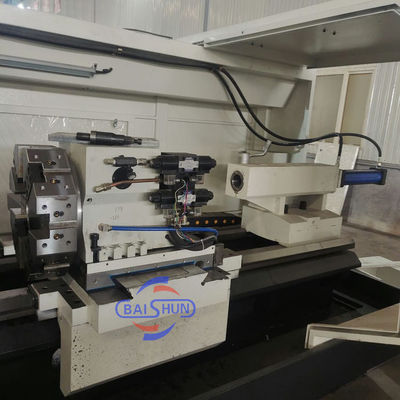 QK1335 QK1332 Tipo horizontal China Fábrica de suministro de tuberías metálicas de roscado Tornos CNC