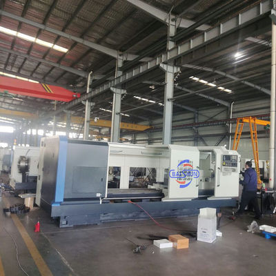 Máquina de tornillo de gran diámetro del huso CNC de corte de tubos de tornillo de roscado de tubos