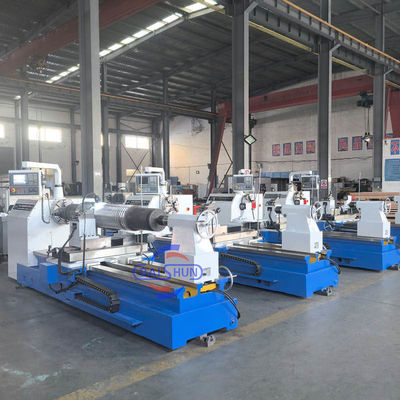 Máquina automática para la producción de rodillos de rebarro y marcas de rodillos CNC
