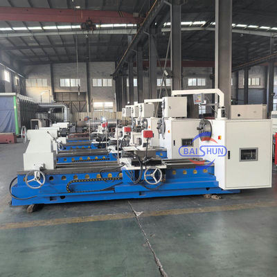 Calidad Precisión Cnc Roll Grooving y notching máquina de torno para el trabajo del metal