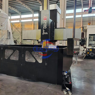 Torno de trabajo pesado CK5117 VTL CNC Torno de torreta vertical de una sola columna