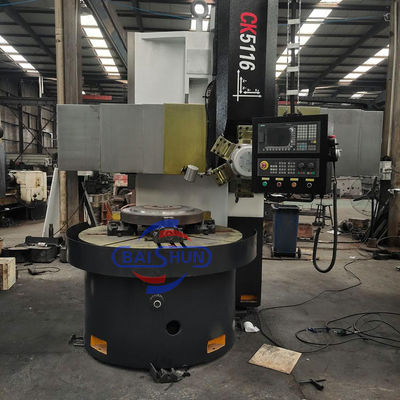 China Máquina de torno de carrusel vertical CNC para el corte de metales fabricante de torno