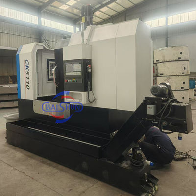 Máquina de torno vertical CNC de una sola columna 1000 mm Mesa CNC Vtl con cubierta de protección