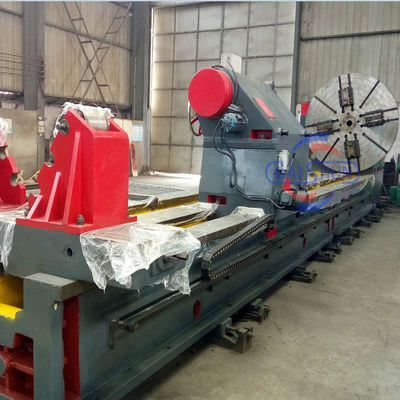 Fábrica 32T 40T 50T 75T Torno giratorio grande Torno de trabajo pesado para mecanizado de eje largo