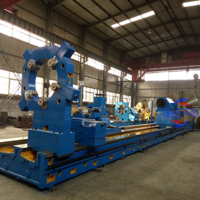 75T de rodamiento horizontal Torno de trabajo pesado Máquina herramienta Torno de giro convencional