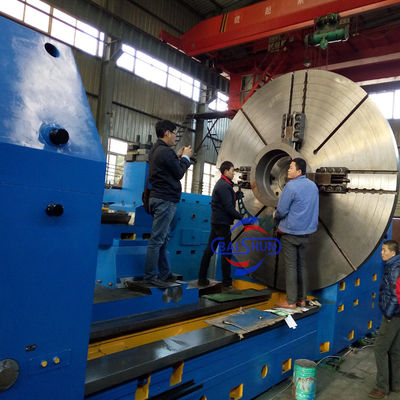 Diámetro de oscilación grande Rollo horizontal girando torno Torno Torno de corte de trabajo pesado