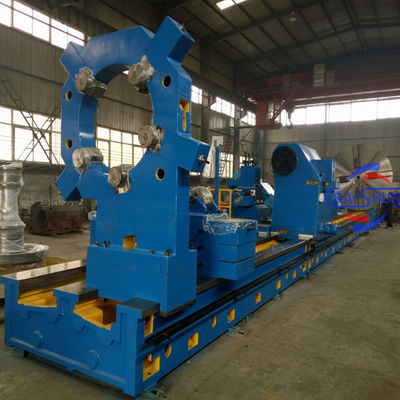 Suministro de la fábrica 3150 mm Diámetro grande carga de trabajo pesado torno de torneado de metal horizontal