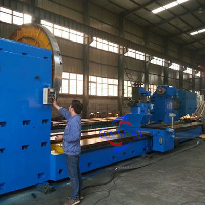 Máquina de torsión horizontal de gran diámetro de carga pesada de 40 a 75 toneladas