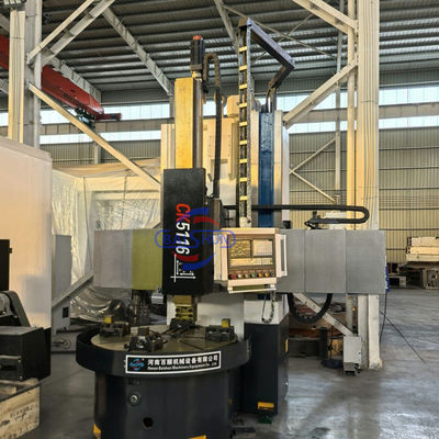 Modelo de precisión CK5225 2 Ejes Máquina de torsión vertical de doble columna de metal